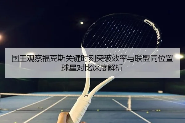 国王观察福克斯关键时刻突破效率与联盟同位置球星对比深度解析